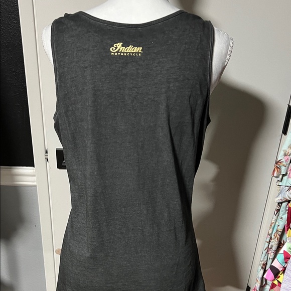 Indian Motorcycle Women's Charcoal Tank Top - Picture 2 of 3